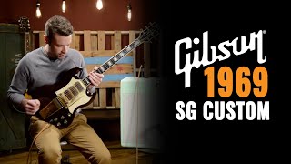 1969 Gibson SG Custom Natural  CME Vintage Demo  Joel Bauman [upl. by Kristopher]