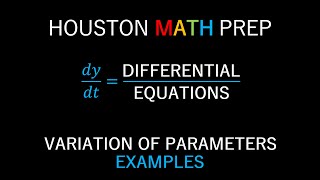 Variation of Parameters Examples [upl. by Alix]