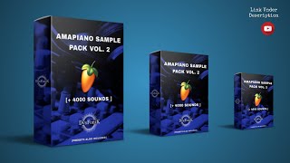 1GB Amapiano Sample Pack Vol 2 4000 Sounds Mr JazziQ x Vigro Deep x Kabza de Small  Fl studio [upl. by Brenda]