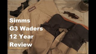 Simms G3 Waders  12 Year Review [upl. by Adriel841]