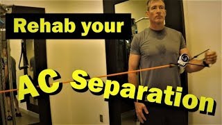 AC Separation Physical Therapy Exercises and Recovery [upl. by Beekman]