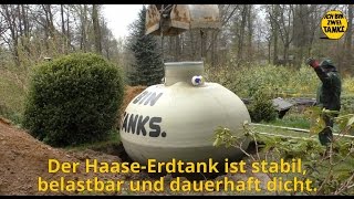 Einbau eines HeizölErdtanks von Haase [upl. by Eolhc590]