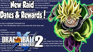 Xenoverse 2 Newest Raid Rewards amp Details [upl. by Aled488]