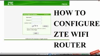 how to configure zte router  Sharmaji Updates [upl. by Mahgem457]