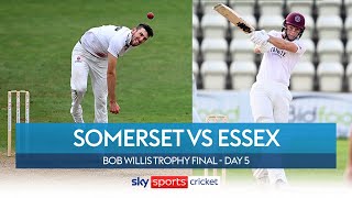 LIVE Somerset vs Essex  Bob Willis Trophy Final  Day 5 [upl. by Nawtna196]