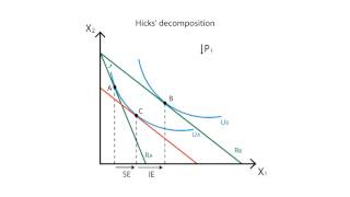 A9 Income and substitution effects  Consumption  Microeconomics [upl. by Eibba]