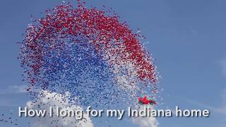 Back Home Again In Indiana Lyrics  SingALong [upl. by Secnirp]