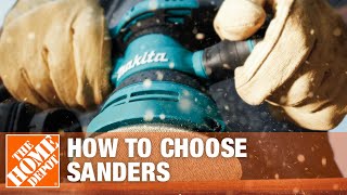 How to Choose a Sander  The Home Depot [upl. by Enilrem]