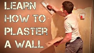 How To Plaster A Wall  Plastering For Beginners [upl. by Darum]