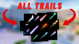 All Rocket League Trails [upl. by Ecyt]