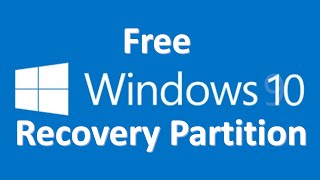 Create A Windows 10 Bootable Recovery Partition [upl. by Arron]