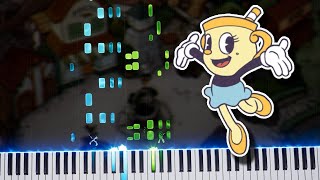 Cuphead DLC  Inkwell Isle 4 Piano Version Tutorial [upl. by Esidarap]