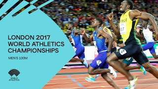 Mens 100m Final  World Athletics Championships London 2017 [upl. by Eunice]