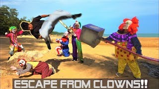 Parkour Chase  THE CLOWNS ARE BACK [upl. by Benil]