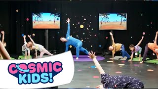 Cosmic Kids Yoga Live  Lulu the Lion Cub [upl. by Adnamaa]