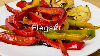 Bell Peppers Recipe Vegan  Easy Recipes for Dinner  Easy Meals to Cook at Home  Italian Recipes [upl. by Iaoh]