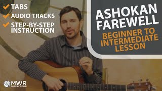 Ashokan Farewell  Guitar Lesson  Melody and Rhythm [upl. by Ashley898]