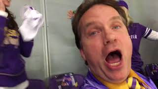 Vikings Fan reaction in US Bank Stadium to quotMinneapolis Miraclequot as Vikings beat Saints [upl. by Kcam]