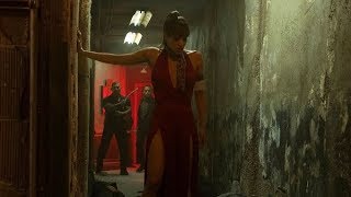 SOFIA BOUTELLA fight scene in HOTEL ARTEMIS 2018 [upl. by Koorb]