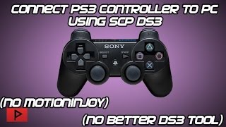 How To Connect PS3 Controller to PC Using SCP DS3 Drivers No Motioninjoy or Better DS3 Tool [upl. by Corotto564]