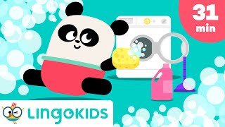 Clean Up Songs 🧹🧼  More Songs for Kids  Lingokids [upl. by Rika952]