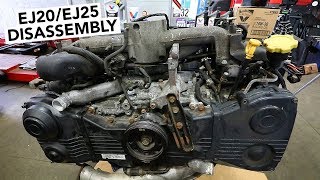 SUBARU Engine Rebuild  EJ20  EJ25 Teardown How To [upl. by Solokin]