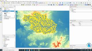 Lezione 3  QGIS per lIngegneria Idraulica  Tracciamento reticolo idrografico [upl. by Adar]