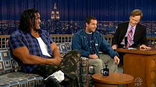 Conan OBrien Adam Sandler amp The Great Khali part2 52605 [upl. by Azile]