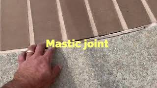 Mastic replacement around swimming pool by aquamaster pools [upl. by Gintz]