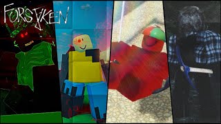 USING EVERY KILLERS CHEAPEST SKIN  Roblox Forsaken [upl. by Ecirtahs]