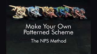 Patterned Tyranid Schemes Made Easy NPS Method [upl. by Gaston639]