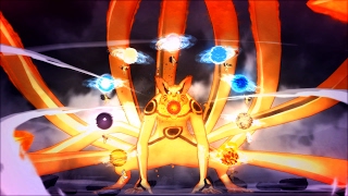 Naruto Uzumaki  Super Tailed Beast RasenShuriken Barrage [upl. by Cyna]