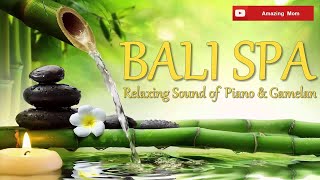 1 HOURS relaxing music quotPIANO and GAMELANquot for Yoga Massage SPA [upl. by Htebaras]