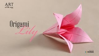 How to Fold DIY  Origami Lily [upl. by Mollie]