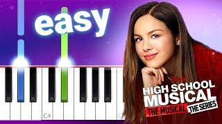 Olivia Rodrigo  All I Want HMTMTS 100 EASY PIANO TUTORIAL [upl. by Lemaceon]