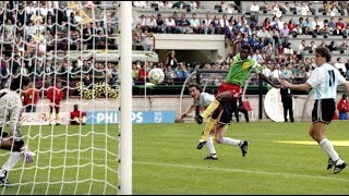 Camerún 1 Argentina 0 Italia 90 Gol de Biyik [upl. by Libenson]