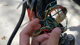 50cc Scooter Ignition Switch Wiring How To Lost Key [upl. by Narag]