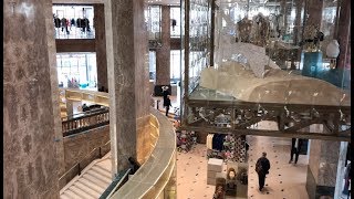 Visite des Galeries Lafayette ChampsÉlysées [upl. by Lamok567]