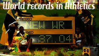 World records in athletics Mens ● HD ● [upl. by Eltsirk119]