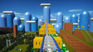 MARIO TIME Ride POV on an ALLNEW Mario World Coaster [upl. by Nalek662]