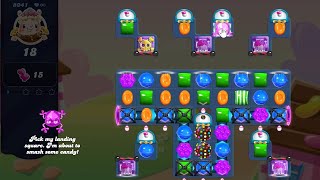 Candy Crush Saga LEVEL 8041 NO BOOSTERS new version [upl. by Kennan708]