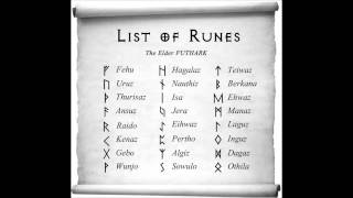 The Elder Futharc How to Correctly Pronounce the Runes [upl. by Anomar988]