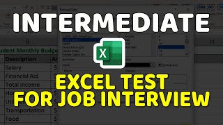 How to Pass Intermediate Excel Employment Test Questions and Answers [upl. by Arua]