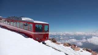 Pikes Peak Cog Railway  Summer Highlights amp Steam Engine [upl. by Fatsug]