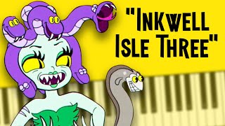 Inkwell Isle Three from Cuphead  Piano Tutorial [upl. by Gussman]