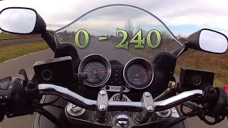 Suzuki Bandit 1200 acceleration 0  240 [upl. by Macy]