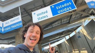 ¿Cómo es cruzar CAMINANDO la frontera de Estados Unidos 🇺🇸🚶🏽🇲🇽 [upl. by Feola]