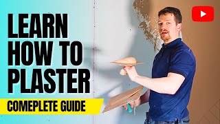 Plastering A Wall For Beginners  FULL PROCESS FROM START TO FINISH [upl. by Pega620]