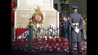 Live Royal Family join Remembrance Sunday commemorations at Cenotaph  ITV News [upl. by Bick]