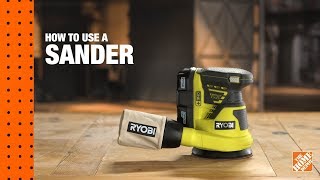 How to Use a Sander A DIY Digital Workshop  The Home Depot [upl. by Aylmer]